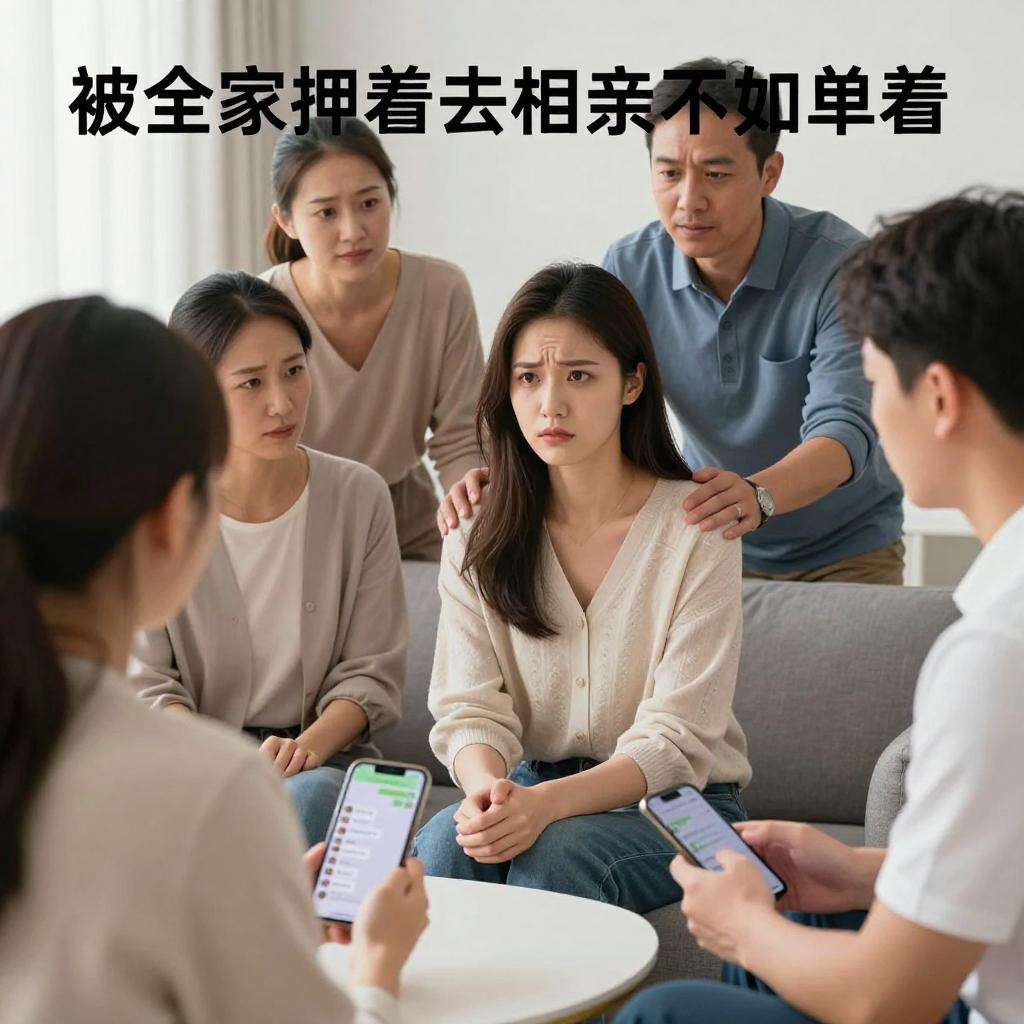 被全家押着去相亲还不如单着至少不用被当商品展览第一张图