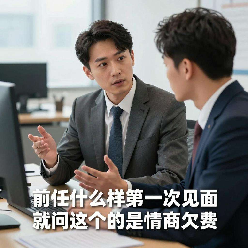 你前任什么样第一次见面就问这个的是情商欠费第一张图