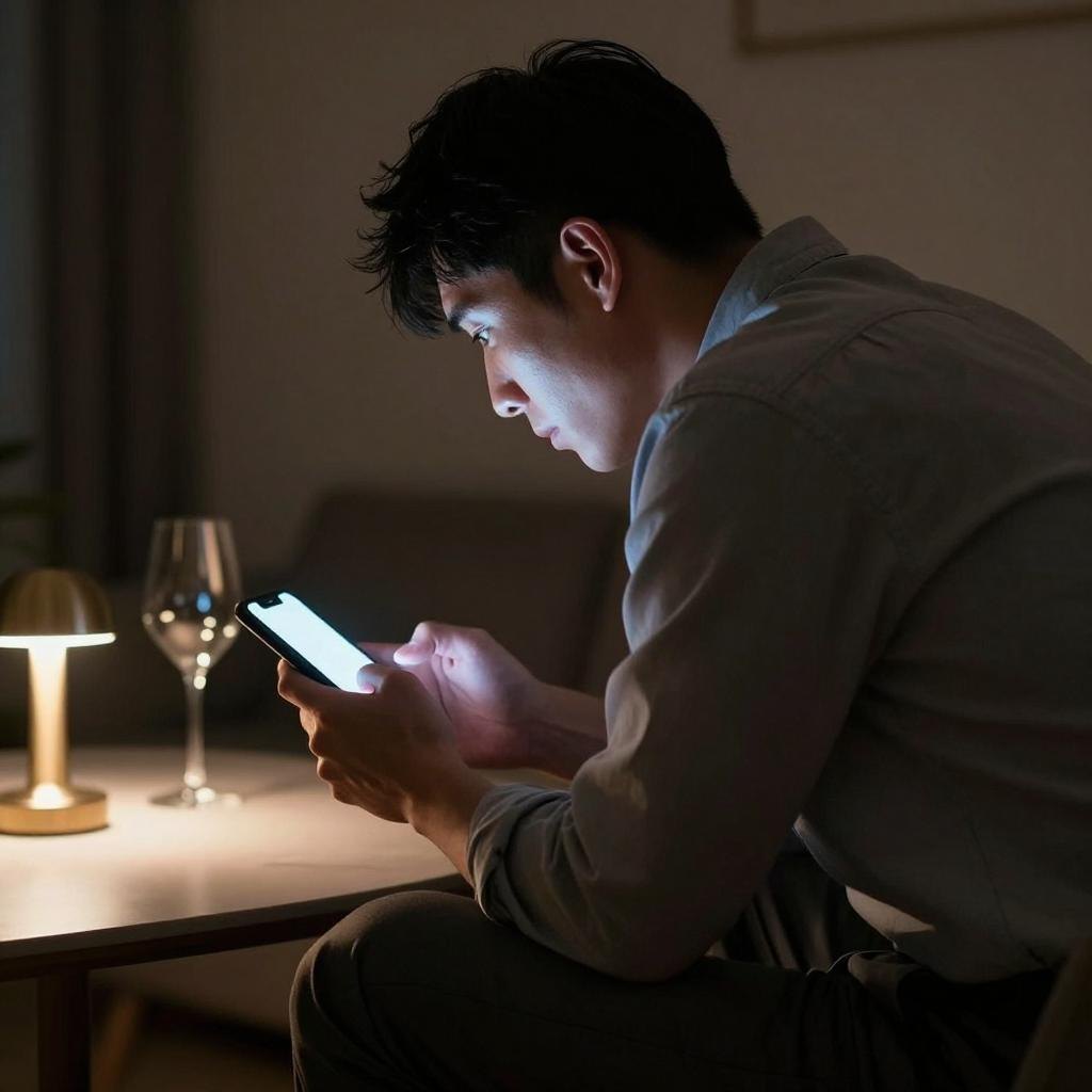 看完手机抬头表情僵硬说明收到了不想让你知道的消息第一张图