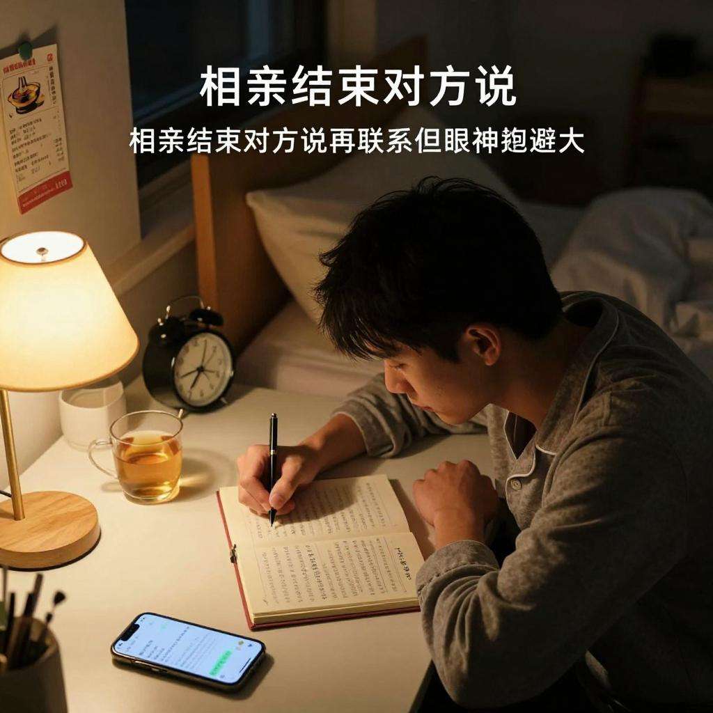 相亲结束对方说再联系但眼神回避大概率没戏，我花了3年才搞明白第二张图