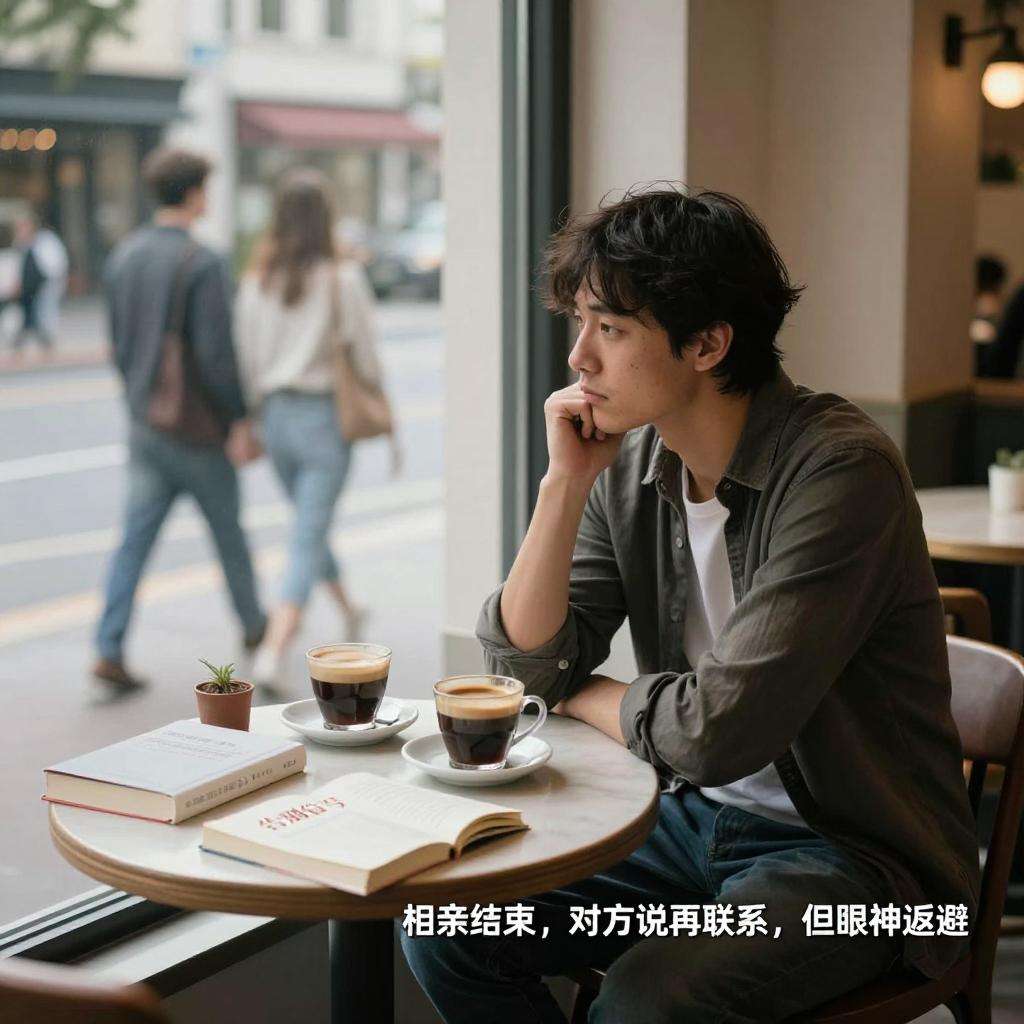 相亲结束对方说再联系但眼神回避大概率没戏，我花了3年才搞明白第三张图