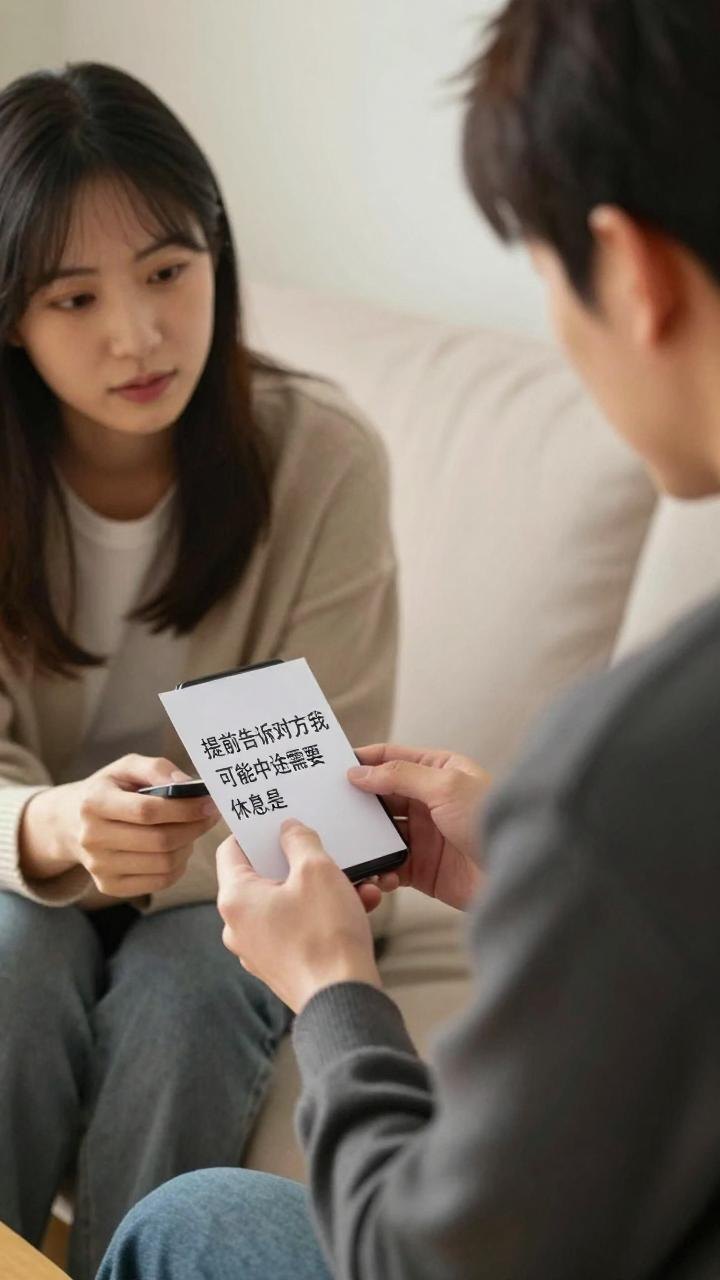 提前告诉对方我可能中途需要休息是高敏感的自救第二张图