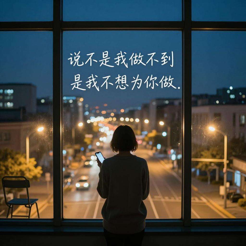 说不是我做不到是我不想为你做第三张图