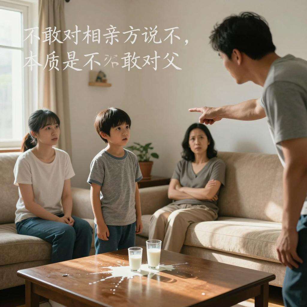 不敢对相亲对象说不本质是不敢对父母说不的延续第一张图
