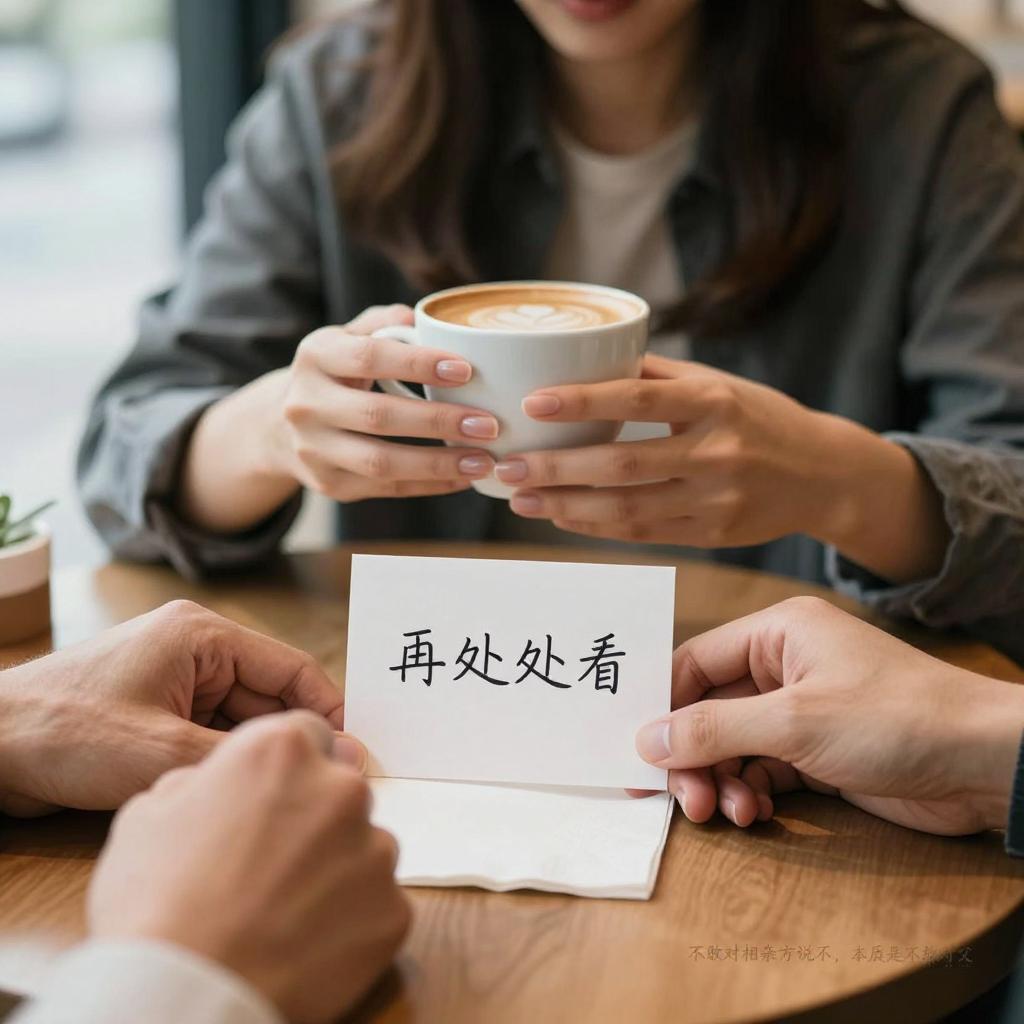 不敢对相亲对象说不本质是不敢对父母说不的延续第二张图