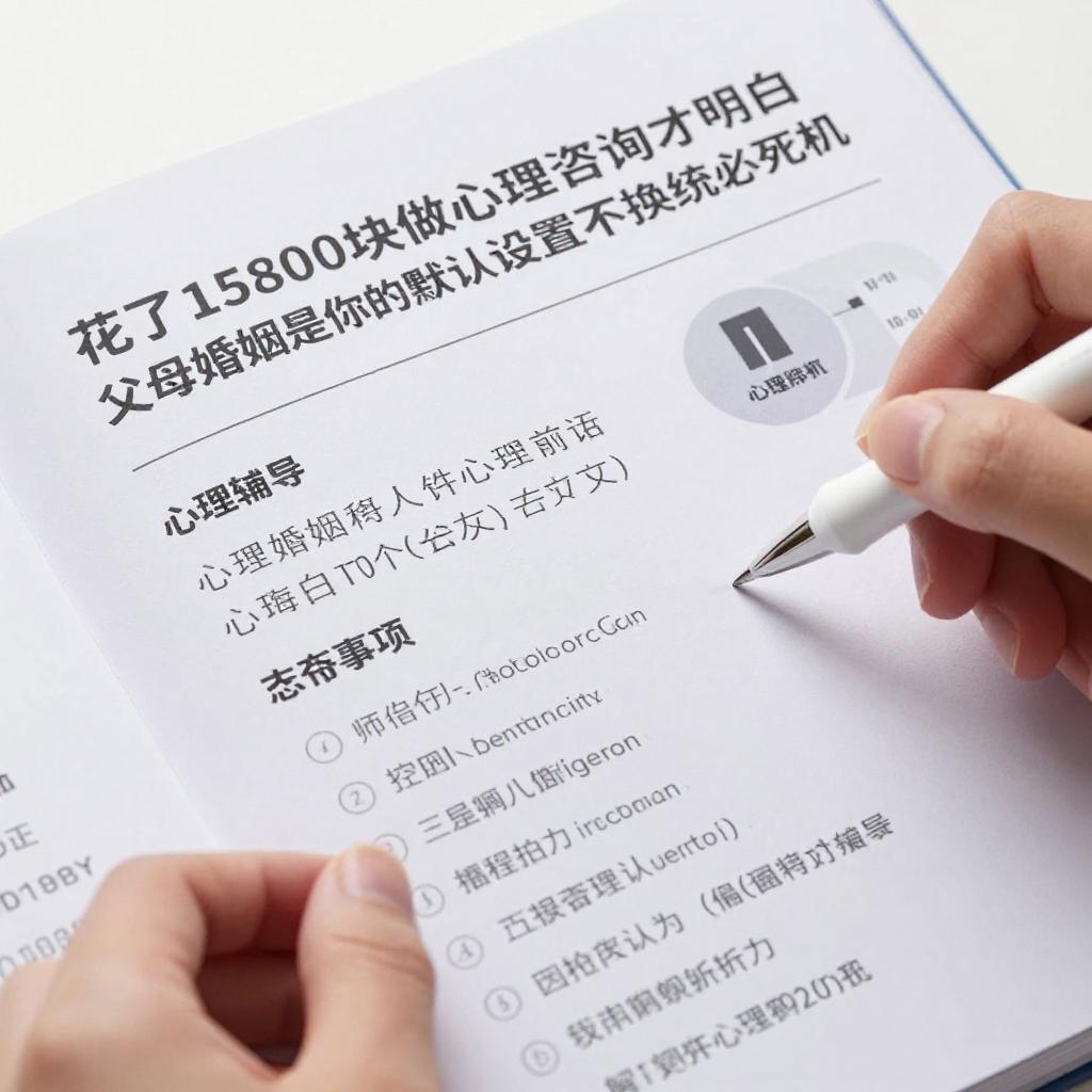 花了15800块做心理咨询才明白：父母婚姻是你的人生默认设置不换系统必死机第二张图