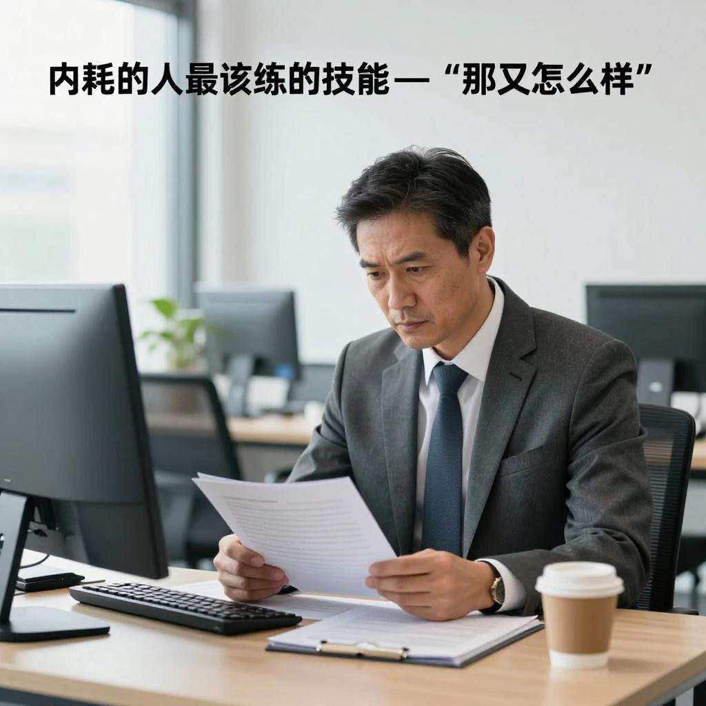 内耗的人最该练的技能叫那又怎么样第一张图