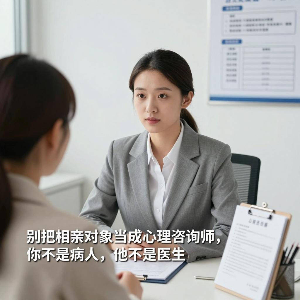 别把相亲对象当成心理咨询师你不是病人他不是医生第一张图