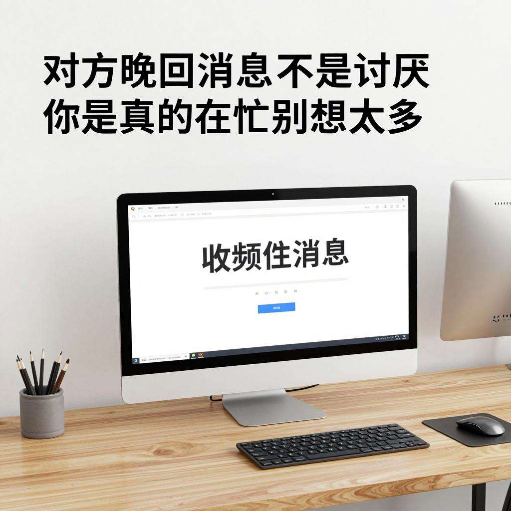 对方晚回消息不是讨厌你是真的在忙别想太多第三张图