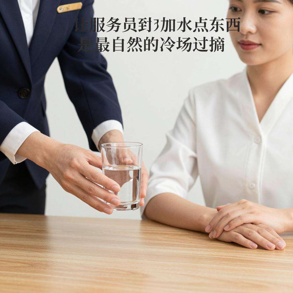 让服务员过来加水点东西是最自然的冷场过渡第二张图