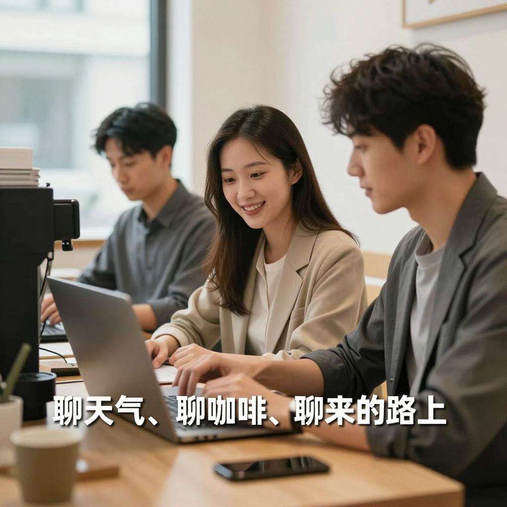 聊天气聊咖啡聊来的路上三句话撑过前五分钟第一张图