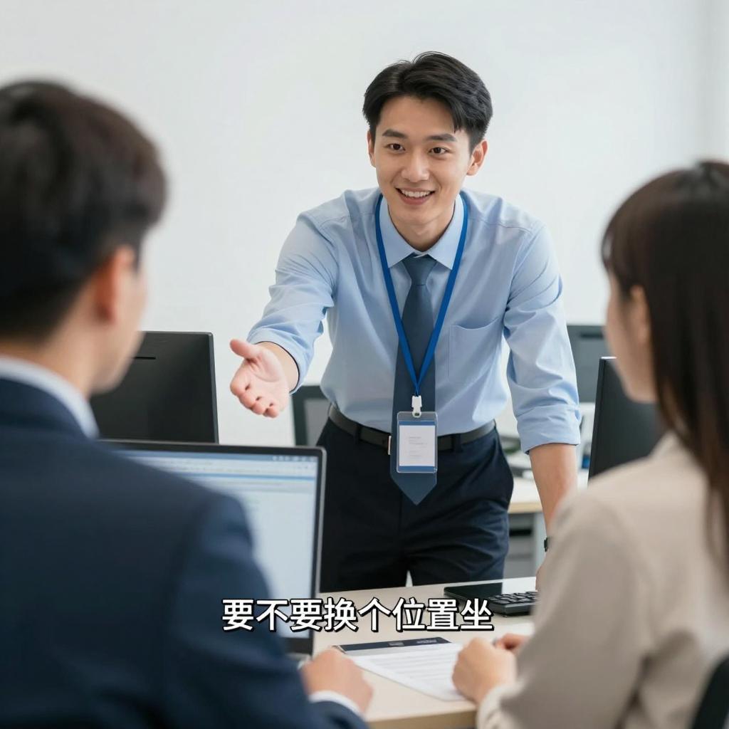用要不要换个位置坐来制造场景转换打破沉默第一张图