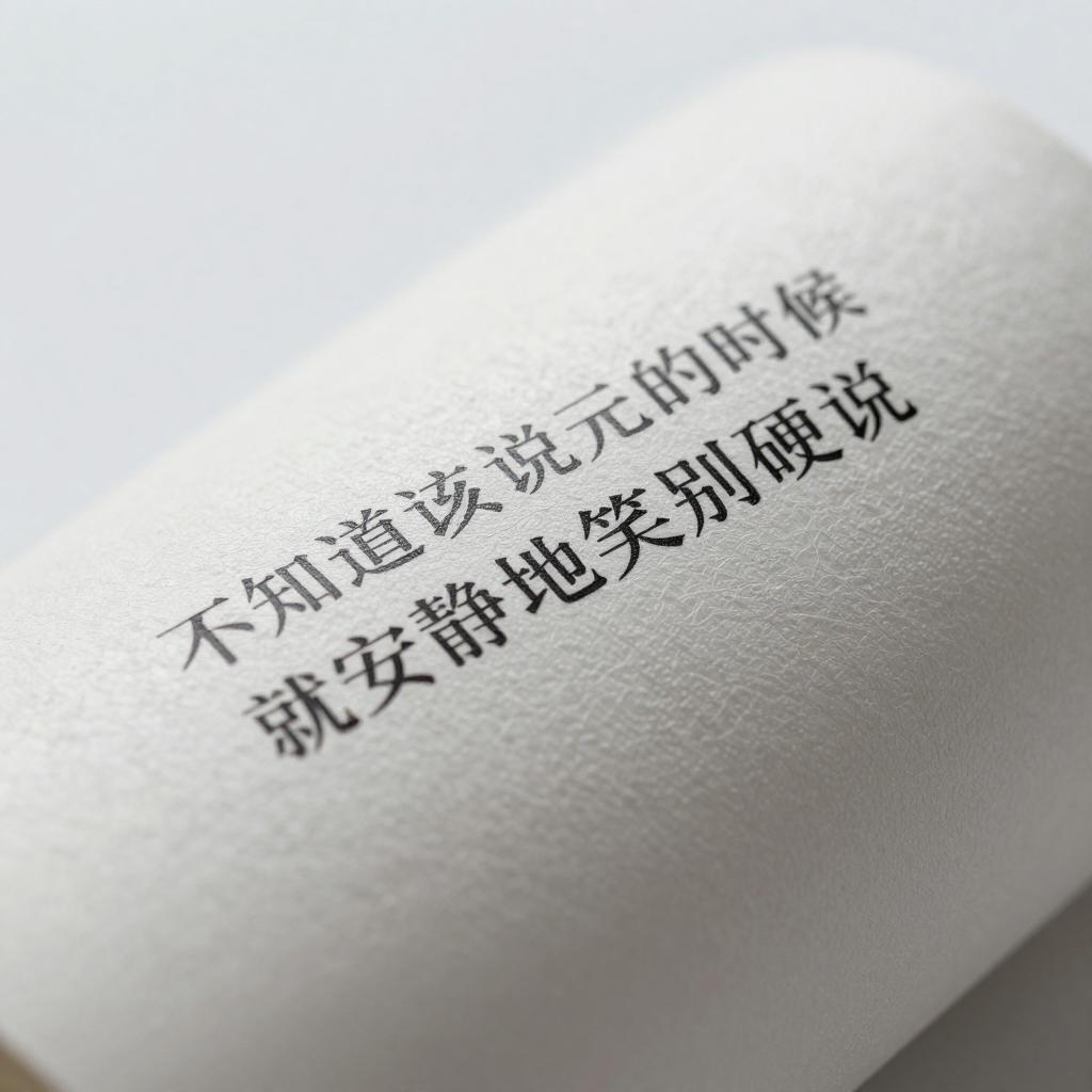 不知道该说什么的时候就安静地笑别硬说第二张图