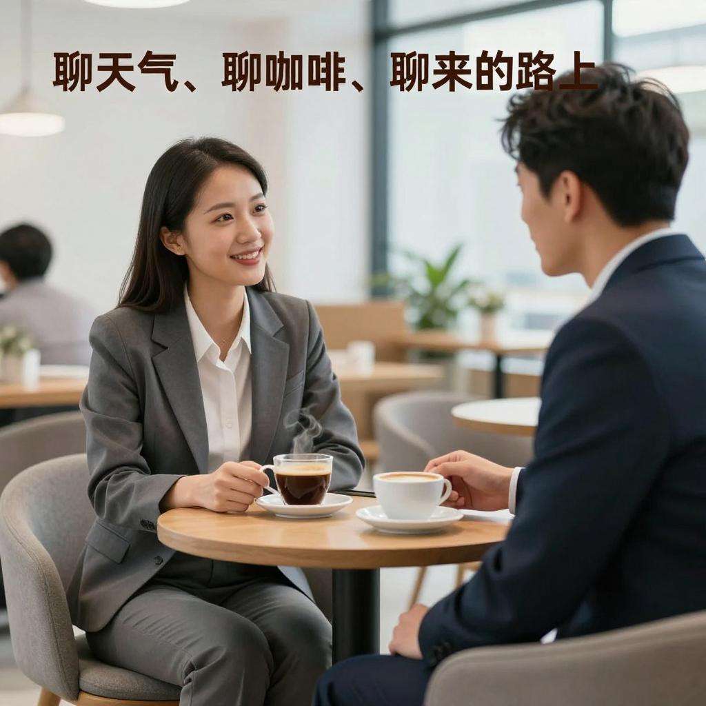 聊天气聊咖啡聊来的路上三句话撑过前五分钟第一张图