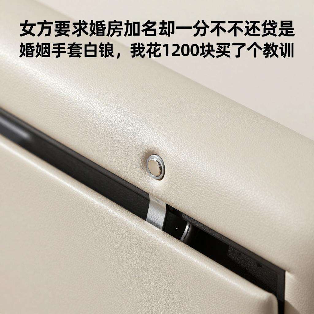 女方要求婚房加名却一分不还贷是婚姻空手套白狼？我花1200块买了个教训第二张图