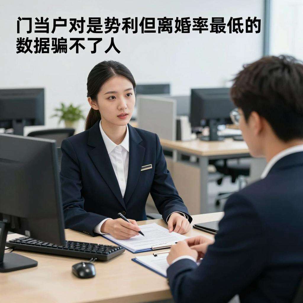 门当户对是势利但离婚率最低的数据骗不了人第一张图