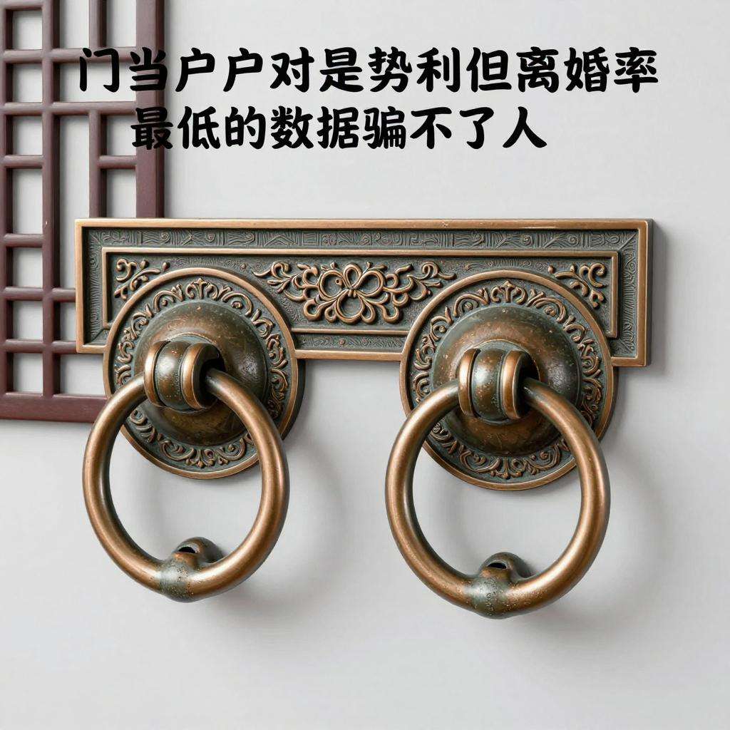 门当户对是势利但离婚率最低的数据骗不了人第二张图