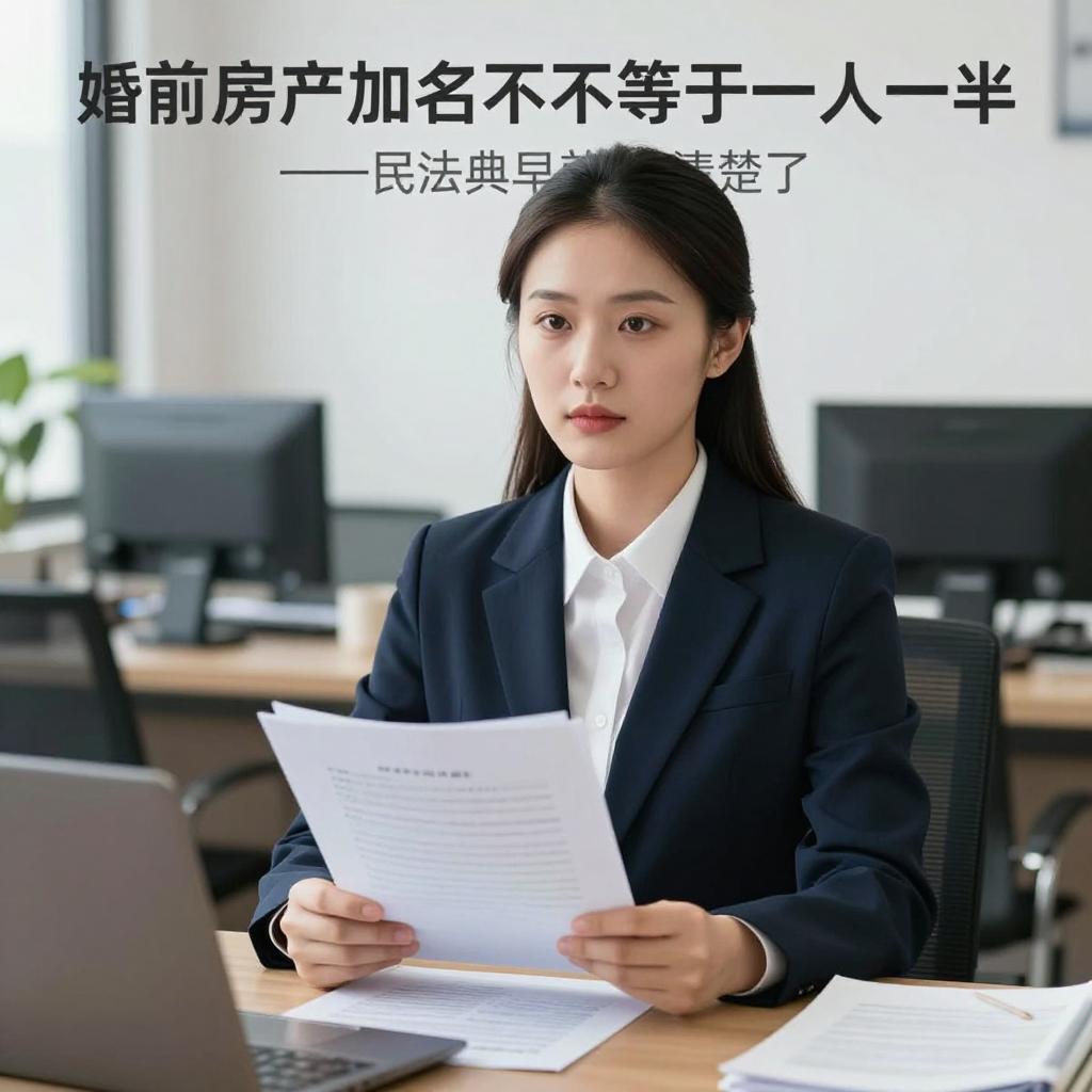 婚前房产加名不等于一人一半民法典早就说清楚了第一张图
