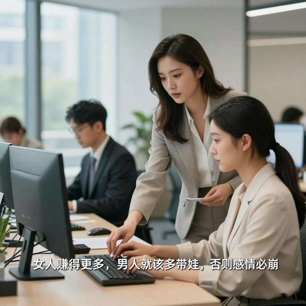 女人赚得更多男人就该多带娃否则感情必崩第一张图