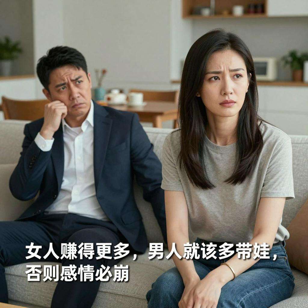 女人赚得更多男人就该多带娃否则感情必崩第三张图