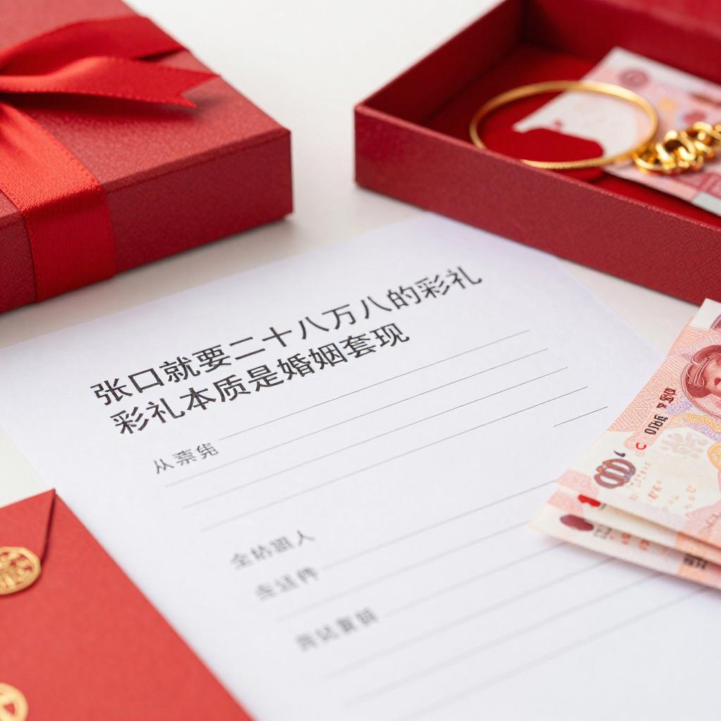 张口就要二十八万八的彩礼本质是婚姻套现第二张图