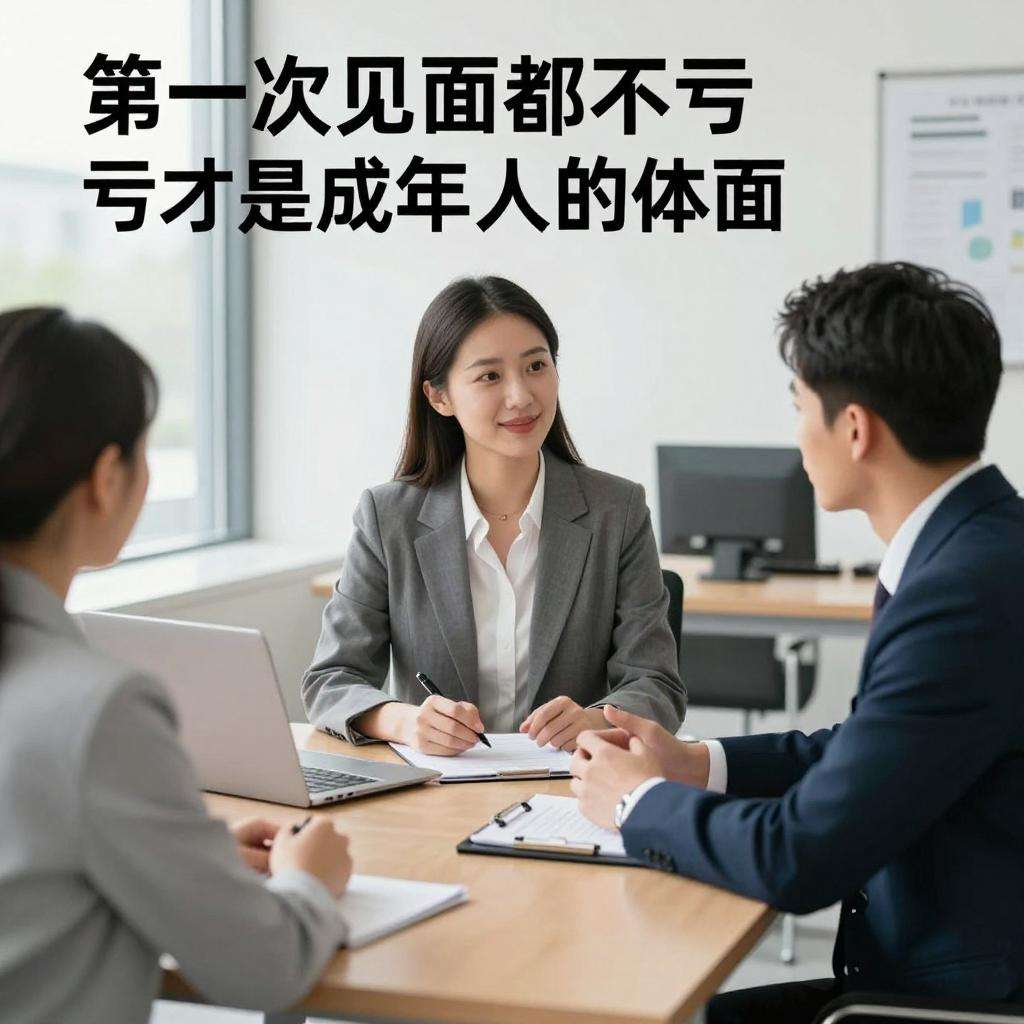 第一次见面谁都不亏才是成年人的体面第一张图