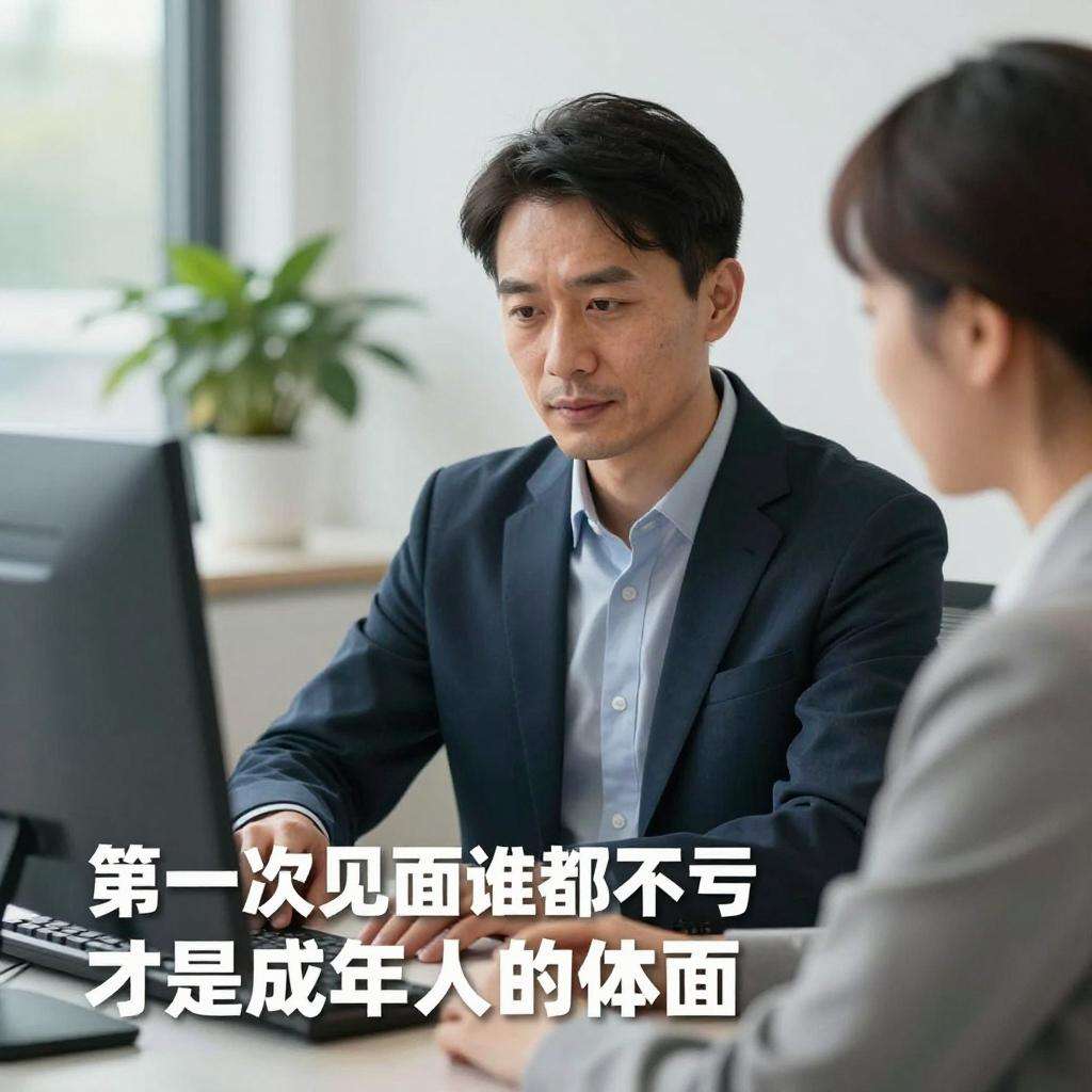 第一次见面谁都不亏才是成年人的体面第一张图