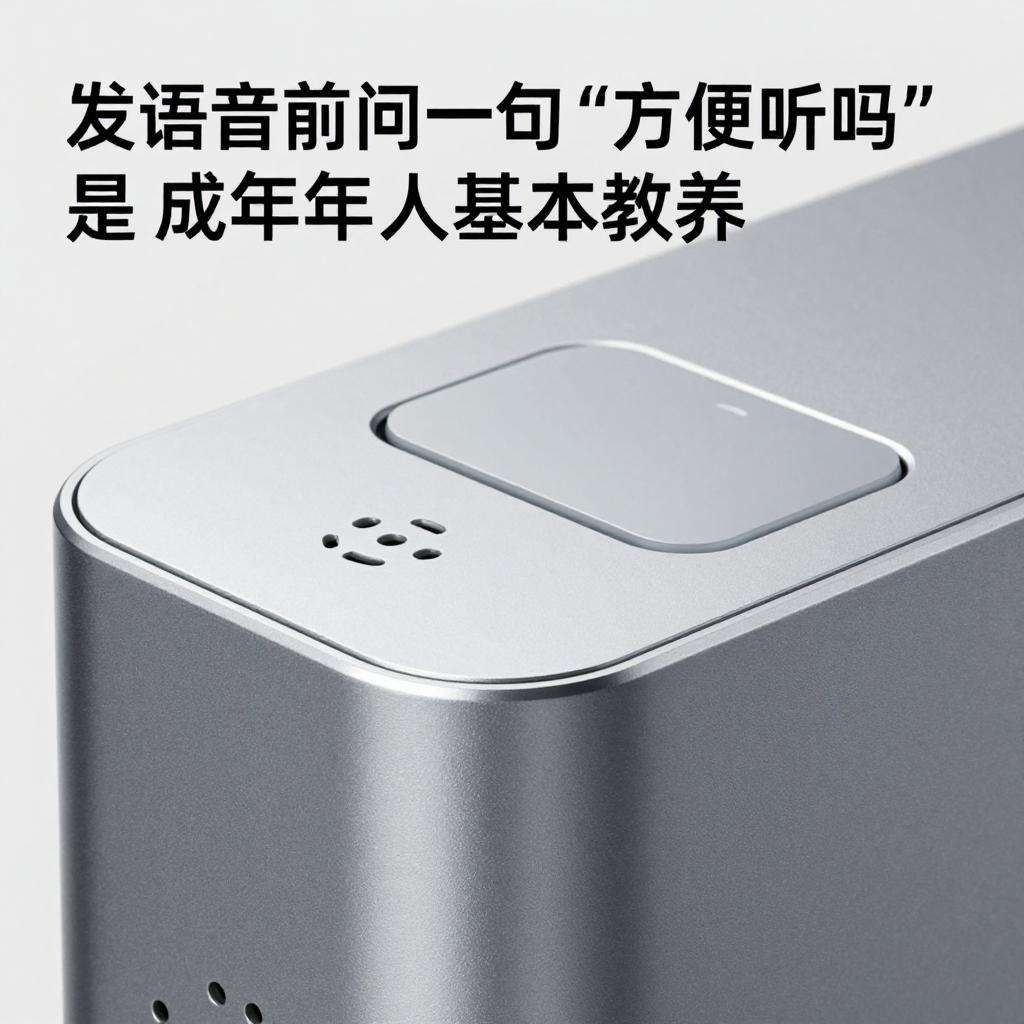 发语音前问一句方便听吗是成年人的基本教养第二张图