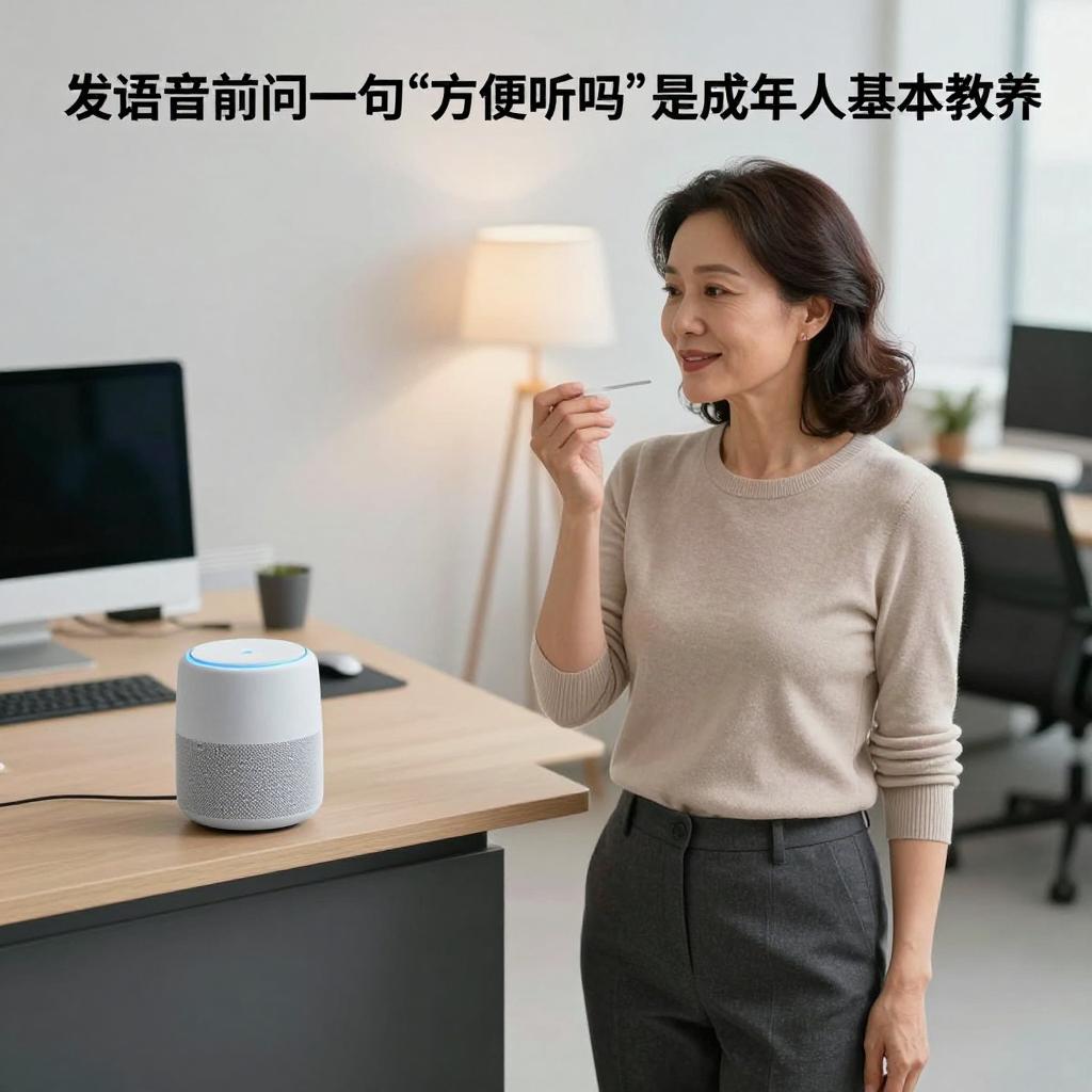 发语音前问一句方便听吗是成年人的基本教养第三张图