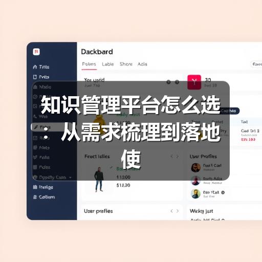 知识管理平台怎么选：从需求梳理到落地使用的实用指南
