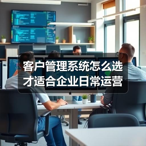 客户管理系统怎么选才适合企业日常运营