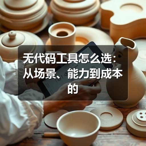 无代码工具怎么选：从场景、能力到成本的实用对比指南