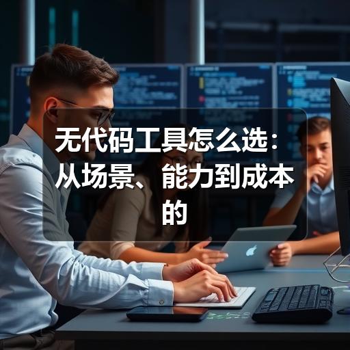 无代码工具怎么选：从场景、能力到成本的实用对比指南