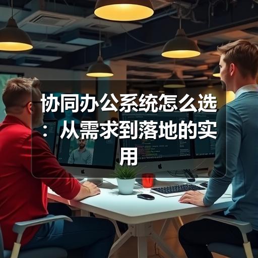 协同办公系统怎么选：从需求到落地的实用指南