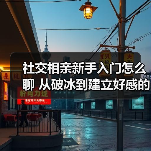 社交相亲新手入门怎么聊 从破冰到建立好感的方法