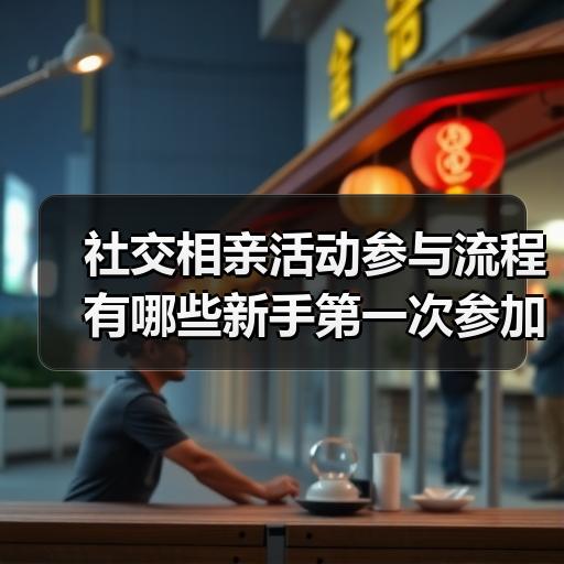 社交相亲活动参与流程有哪些新手第一次参加要注意什么